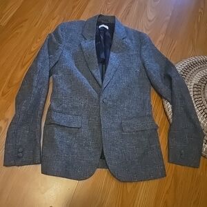 Billy Reid Women 1 Button Blazer Jacket Size 0 Linen Blend